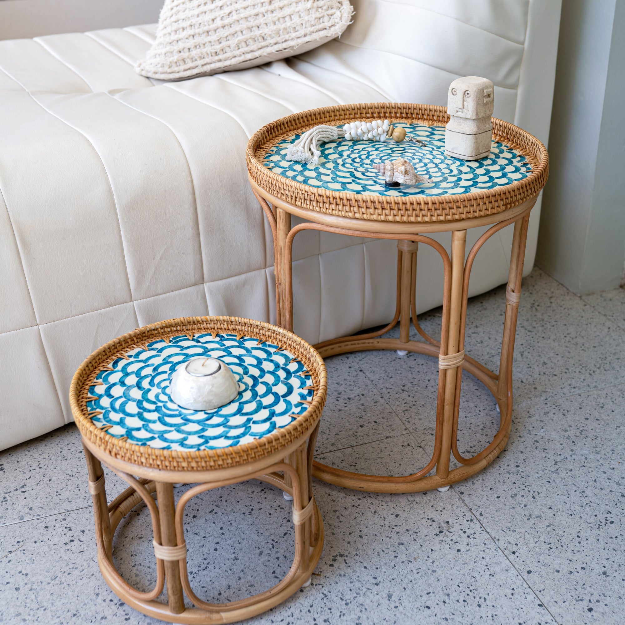 Bloom Rattan Table Set