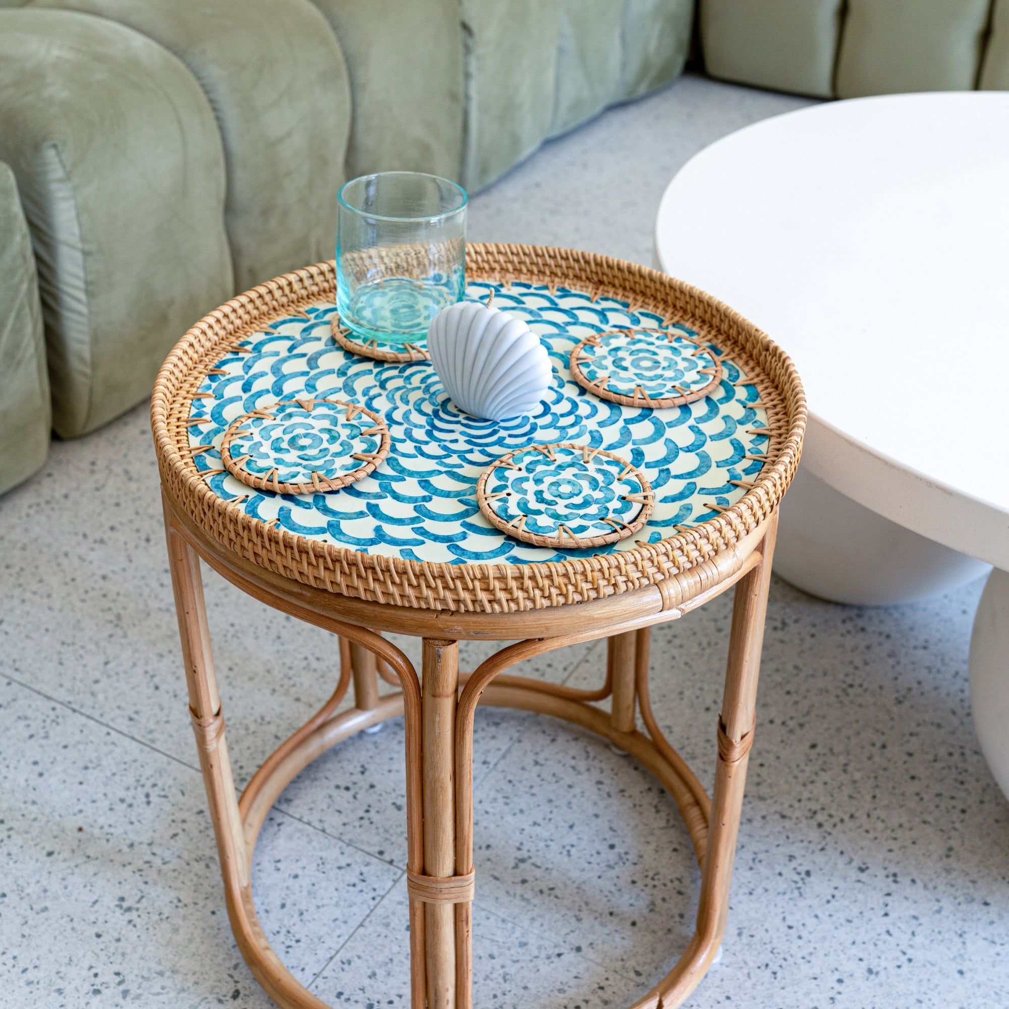 Bloom Rattan Table