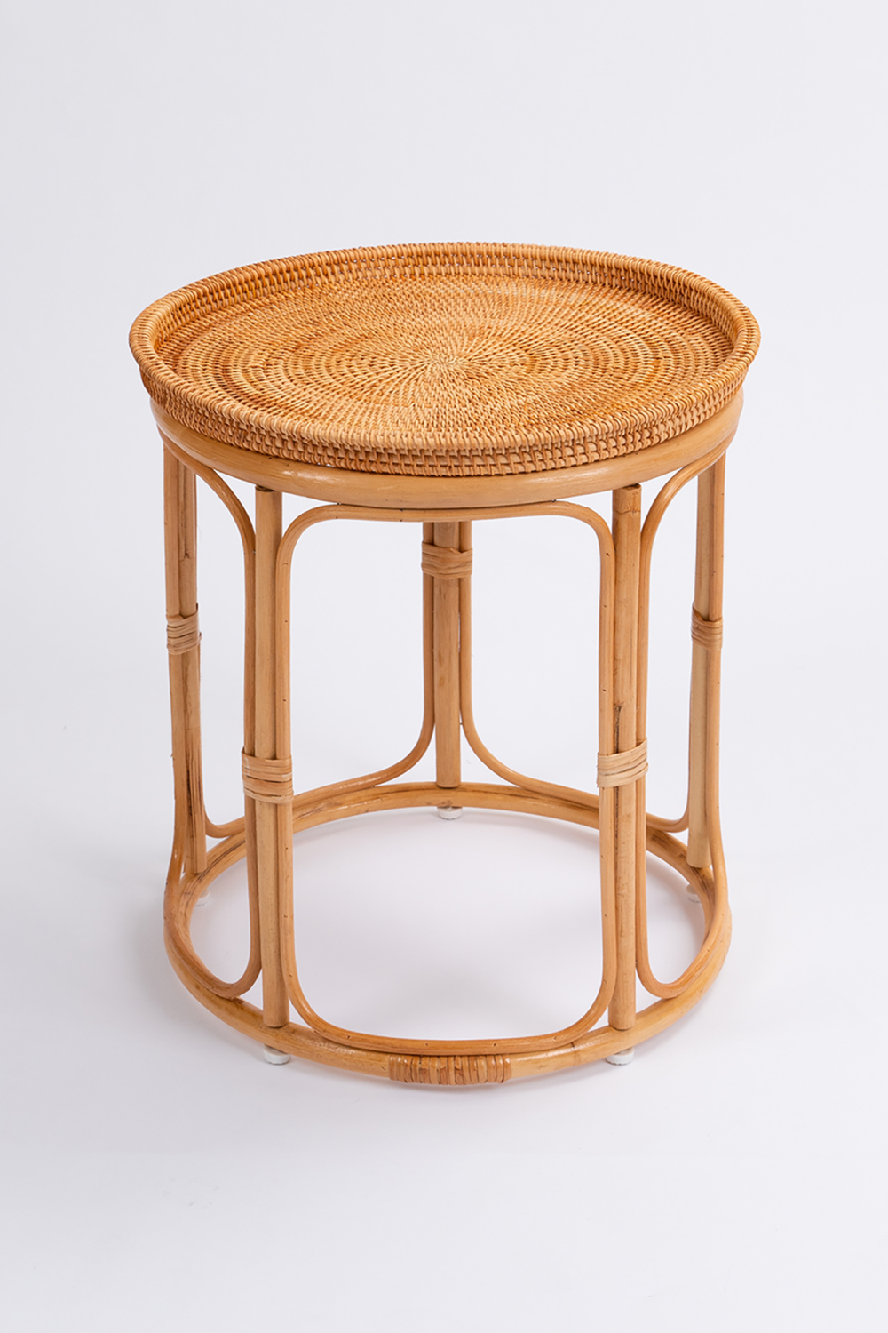 Small rattan end table deals