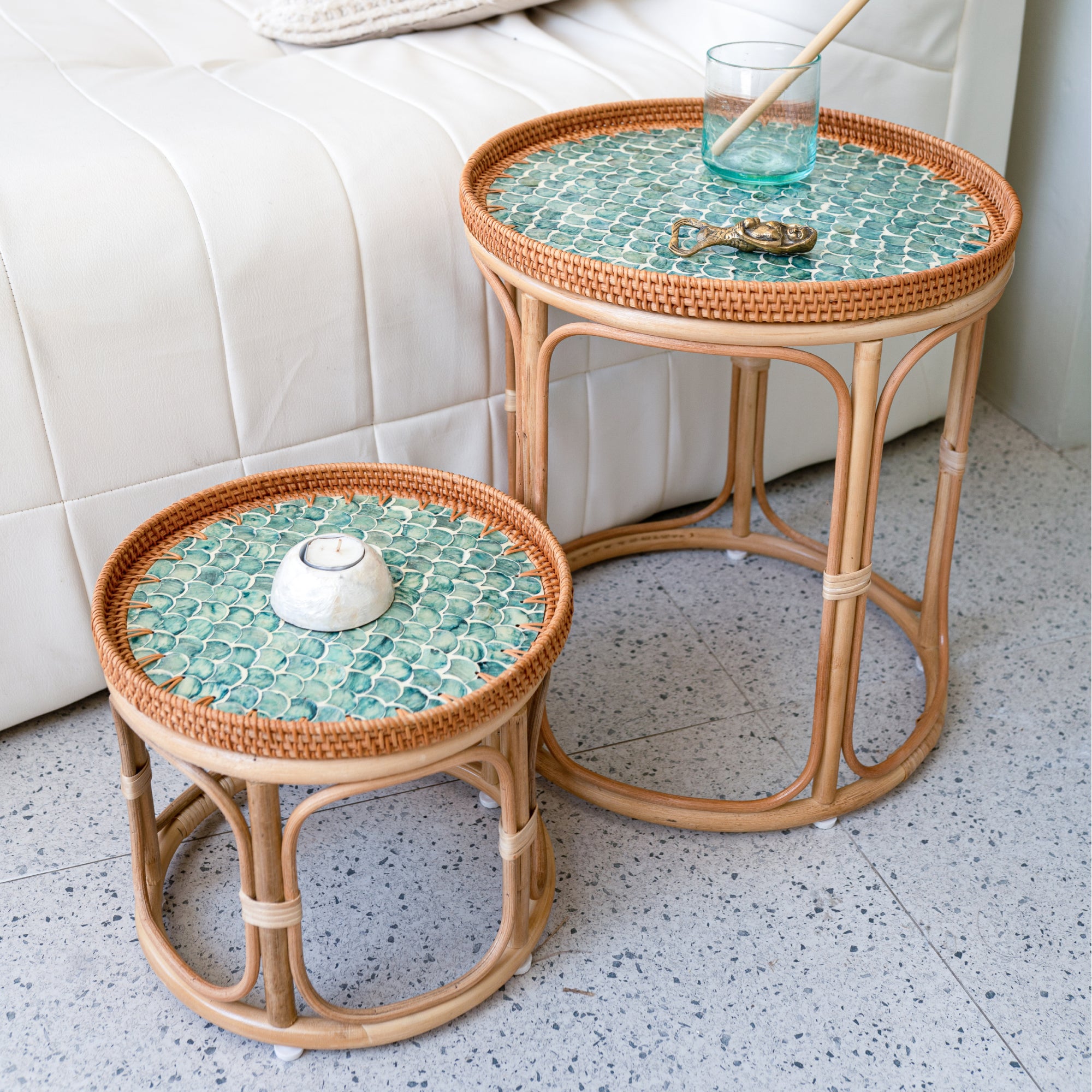 Sirena Rattan Table Set