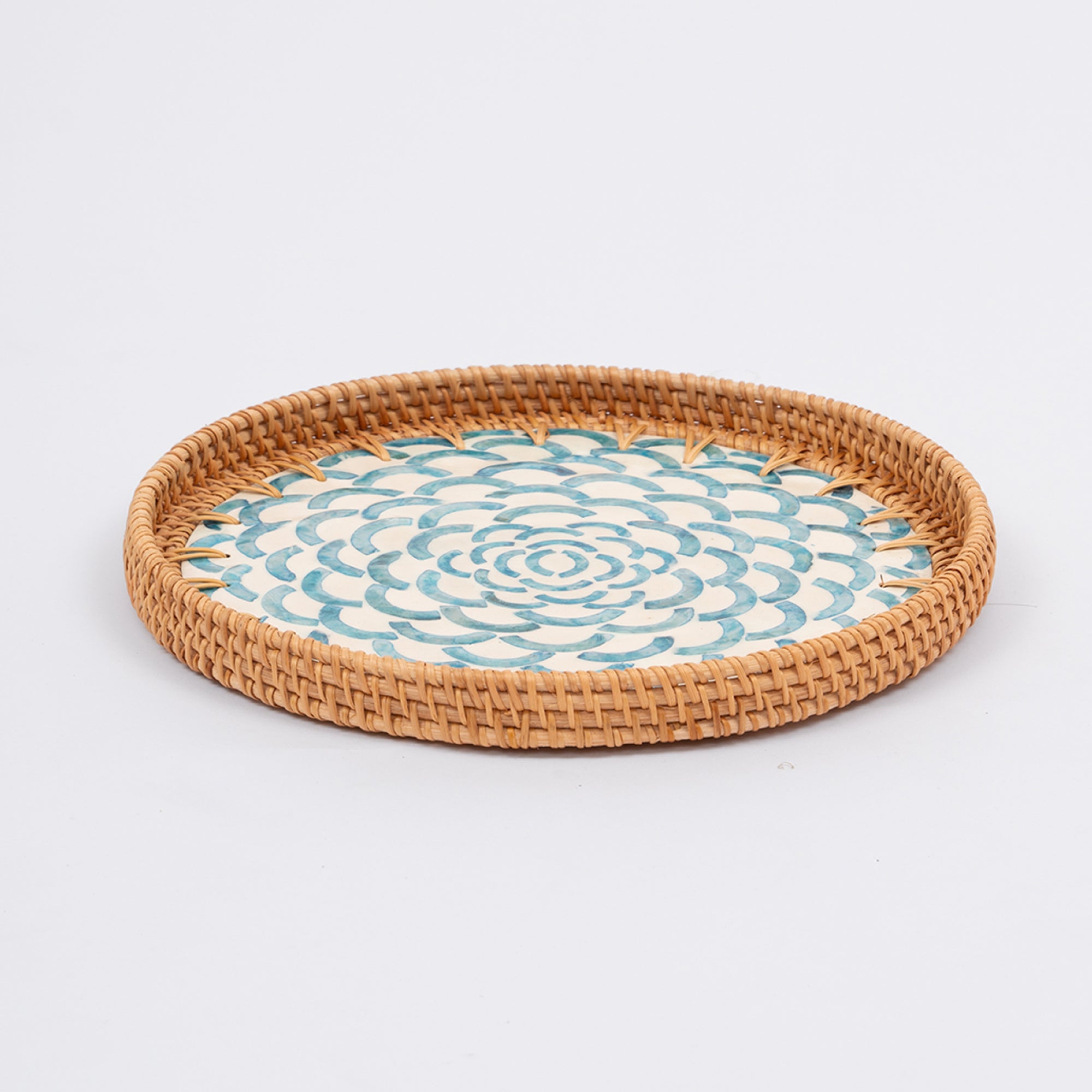 Bloom Medium Rattan Tray