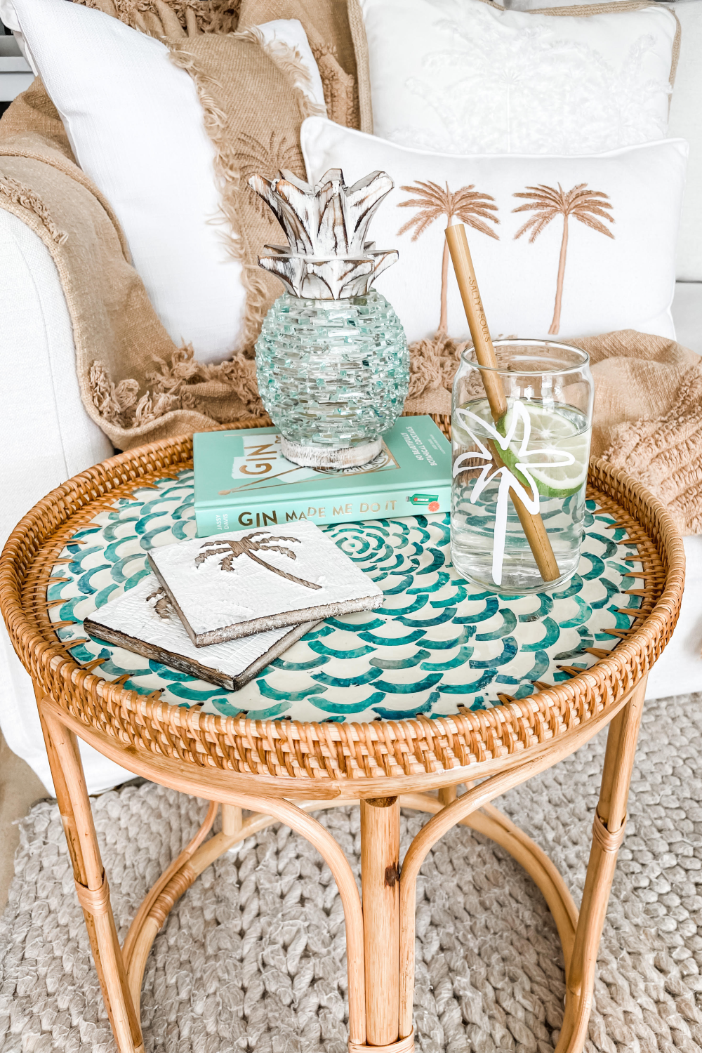 Wicker coffee table bunnings deals