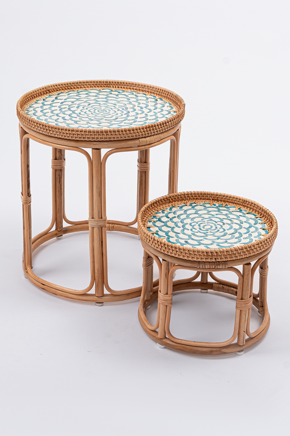 Bloom Rattan Table Set