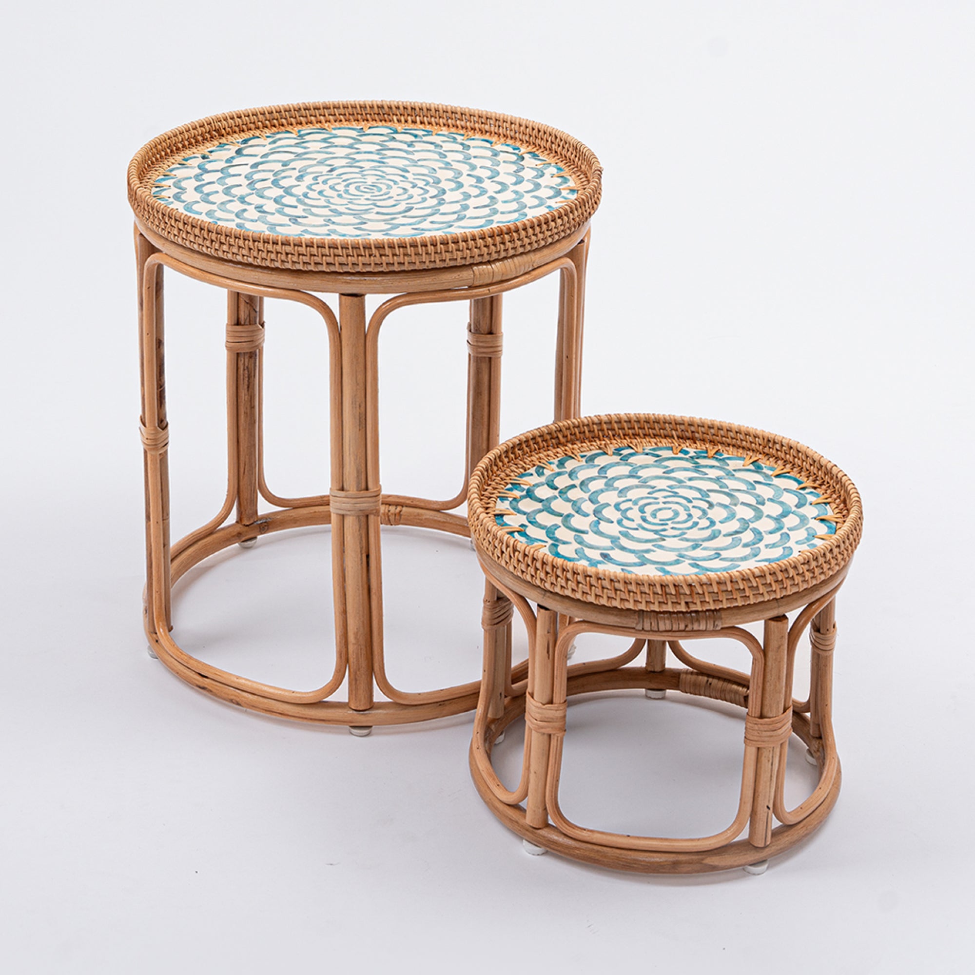 Bloom Rattan Table Set