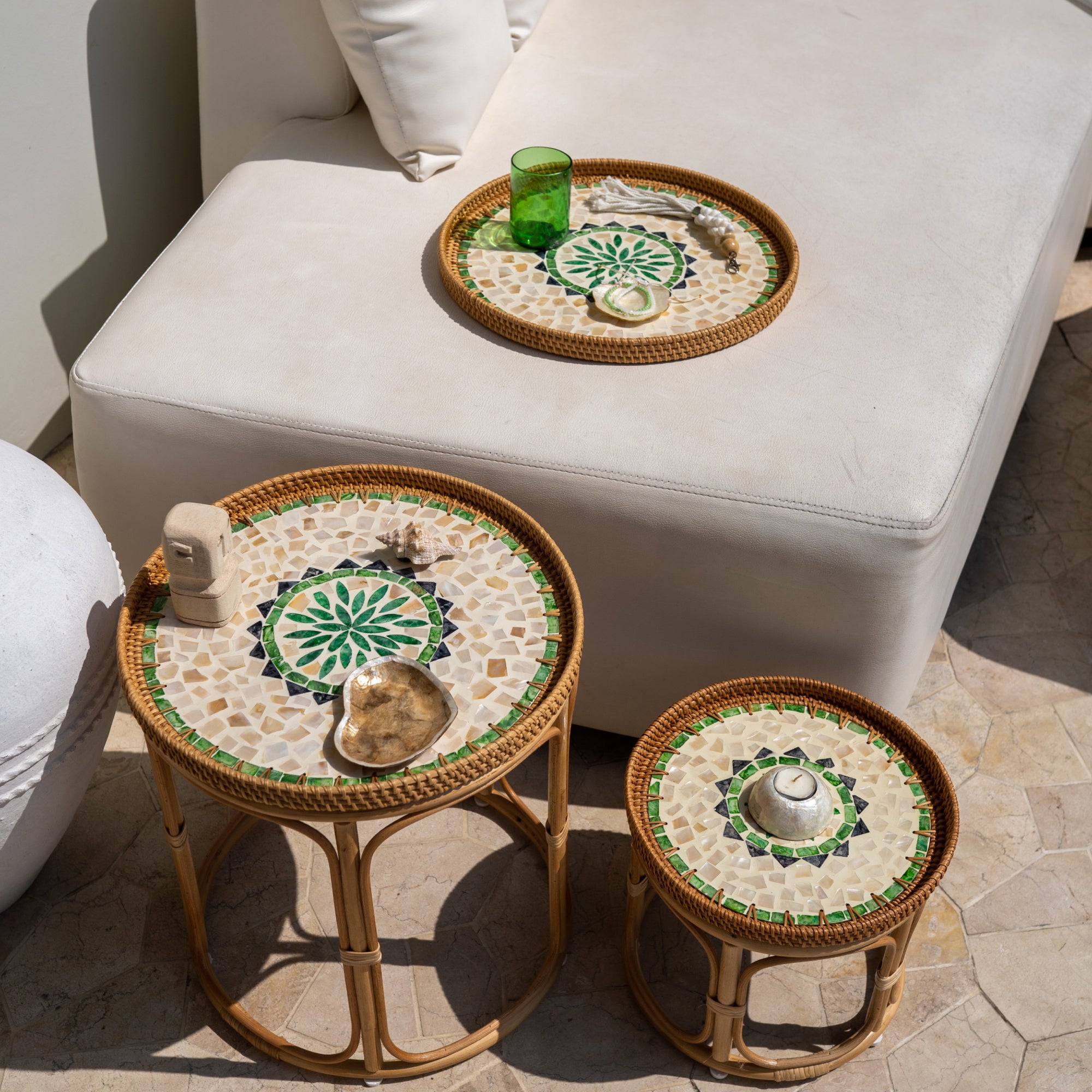 Oasis Rattan Table Set