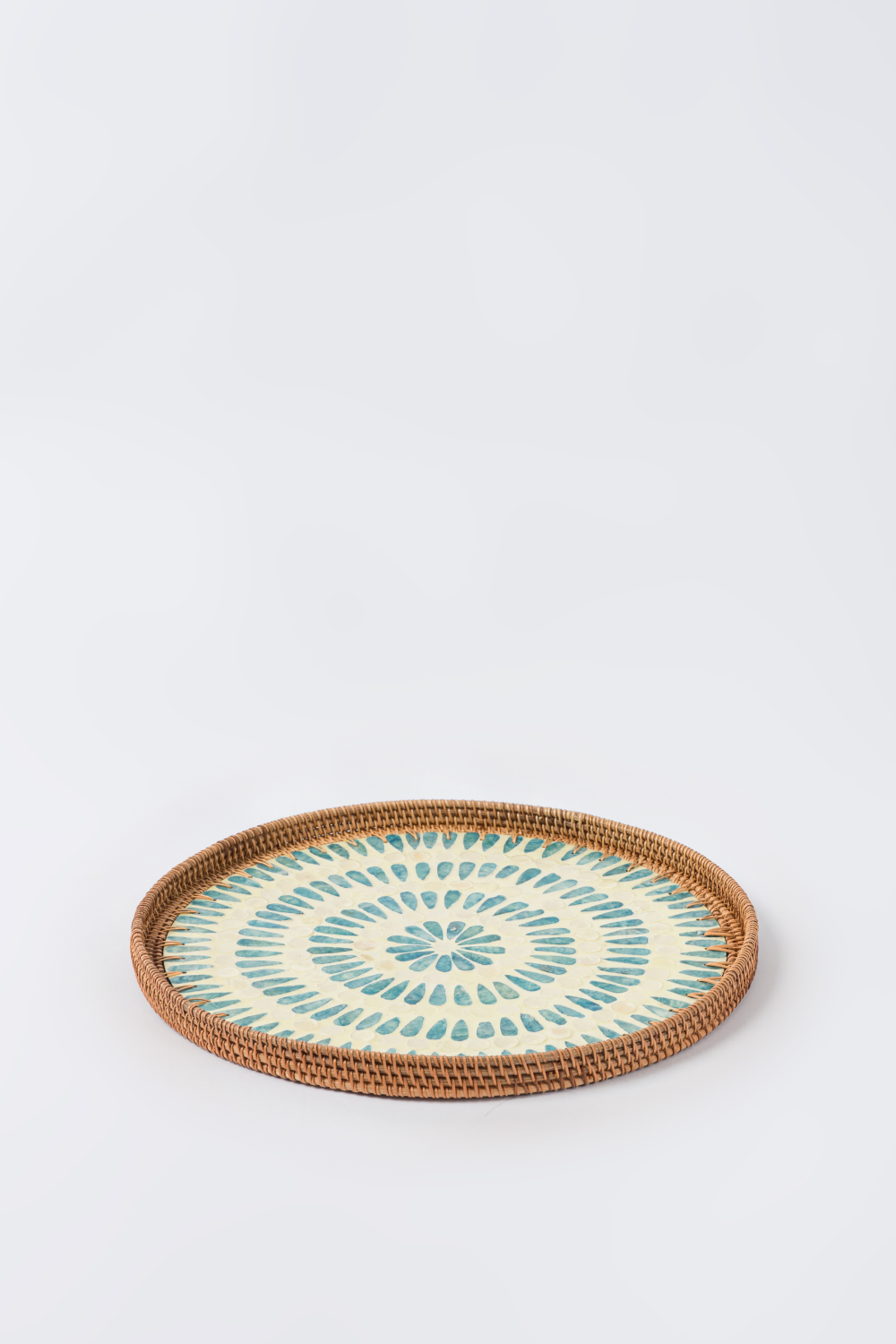 Serene Large Rattan Tray