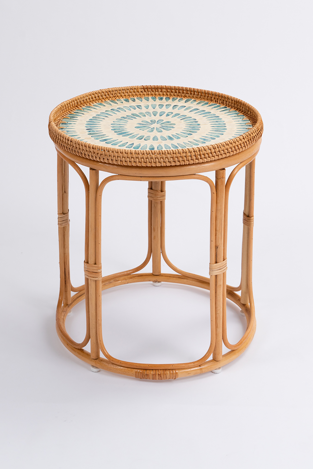 Serene Rattan Table