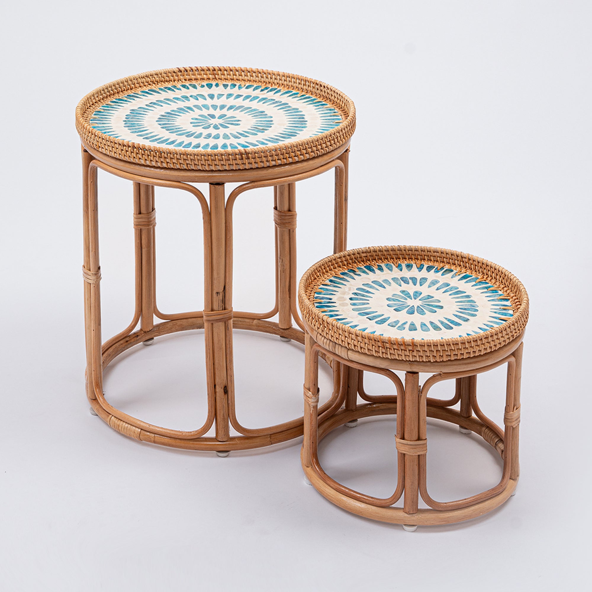 Serene Rattan Table Set