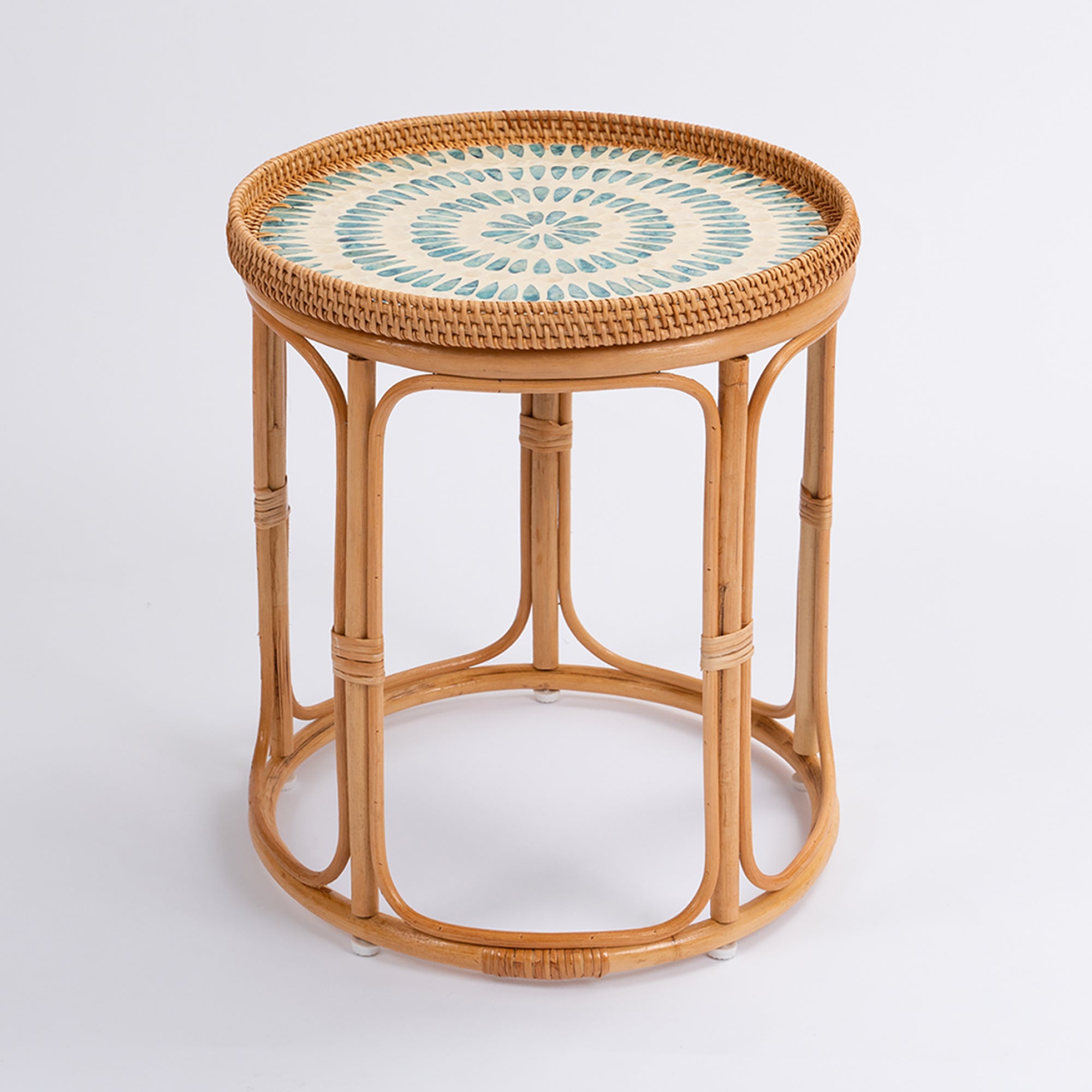 Serene Rattan Table