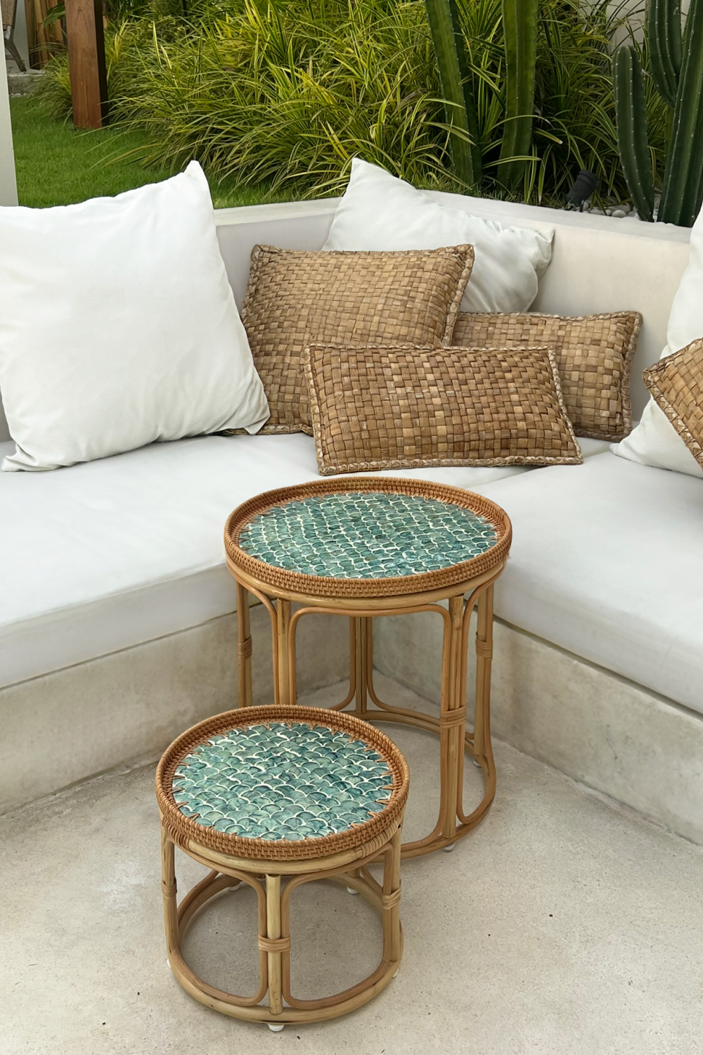 Sirena Rattan Table Set