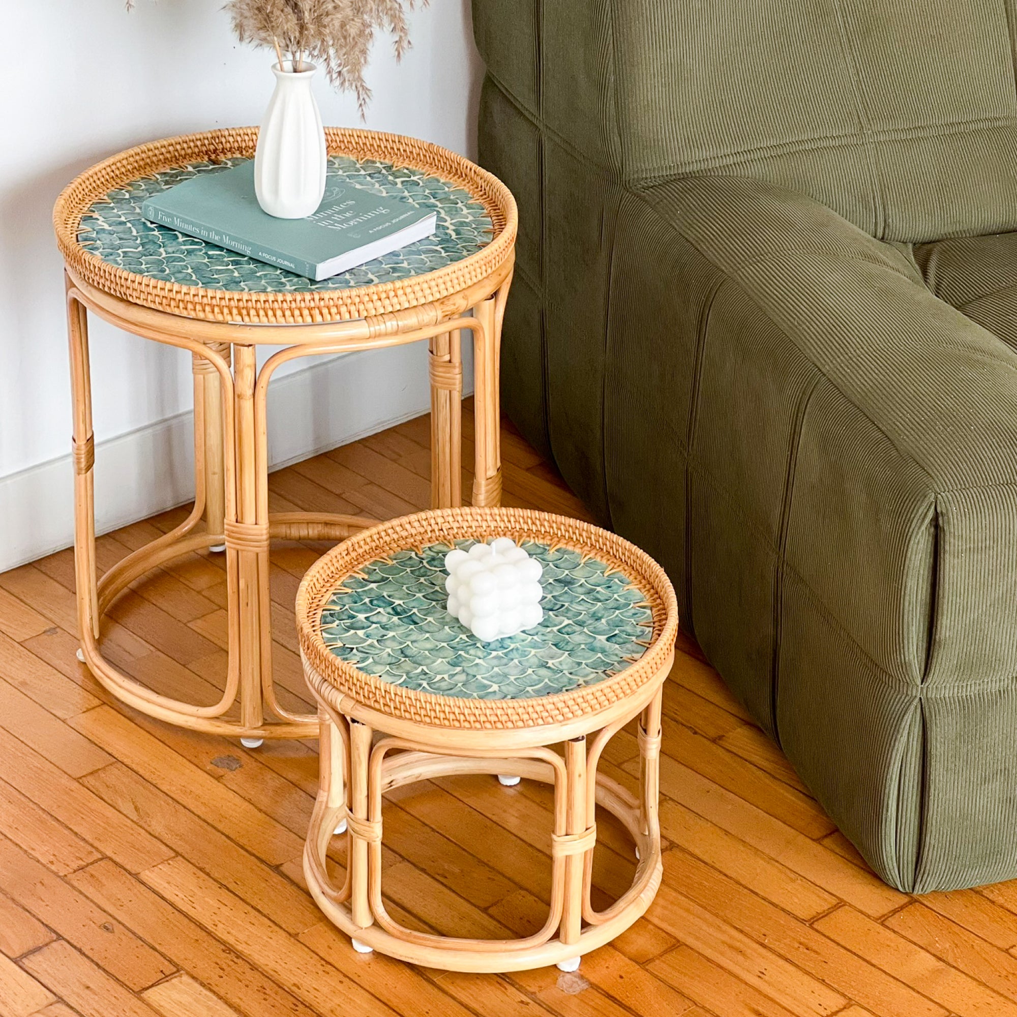 Sirena Rattan Table Set