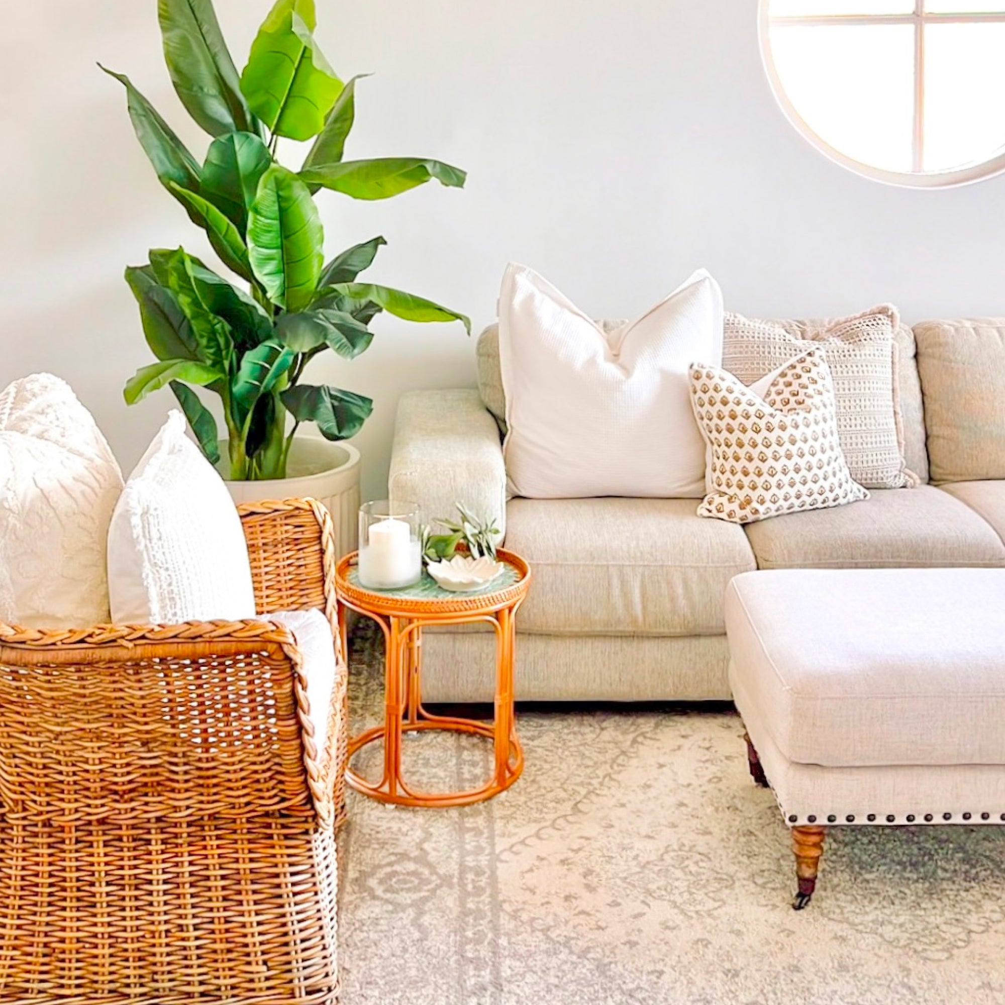 Sirena Rattan Table